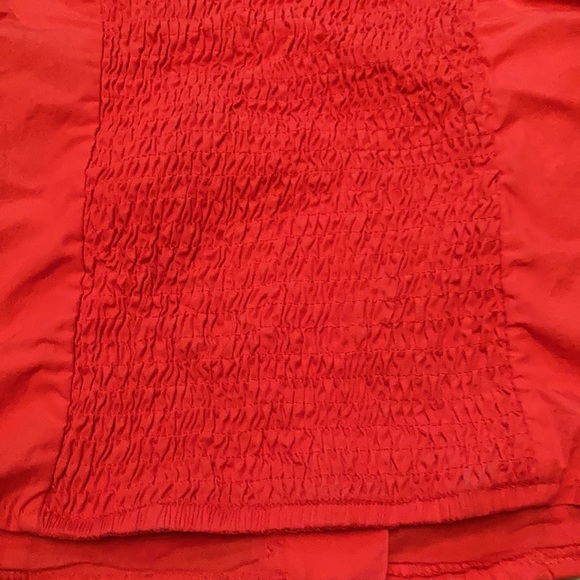 Banana Republic Red Puff Sleeve Blouse - Picture 5 of 6